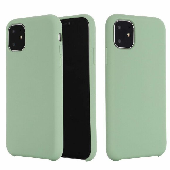 Силиконовый чехол Mobile Shell для iPhone 11 Pro (темно-зеленый)