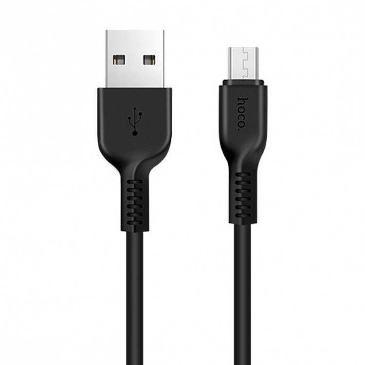 Кабель HOCO micro usb - 1 метр (черный)
