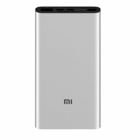Внешний аккумулятор Xiaomi Mi Power Bank 3 10000 mAh Type-C (серебряный)