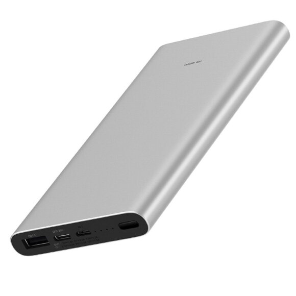 Внешний аккумулятор Xiaomi Mi Power Bank 3 10000 mAh Type-C (серебряный) Внешний аккумулятор Xiaomi Mi Power Bank 3 10000 mAh Type-C (серебряный)