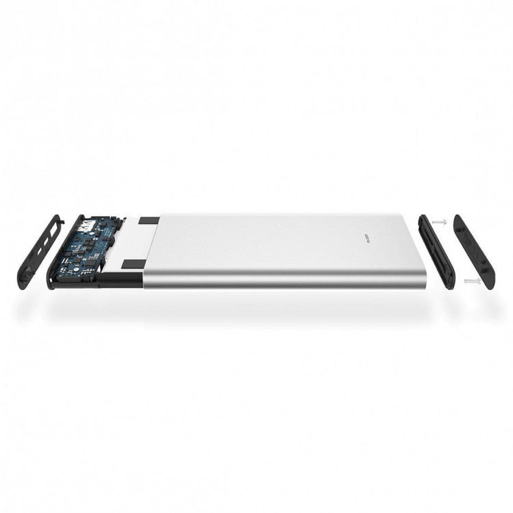 Внешний аккумулятор Xiaomi Mi Power Bank 3 10000 mAh Type-C (серебряный)