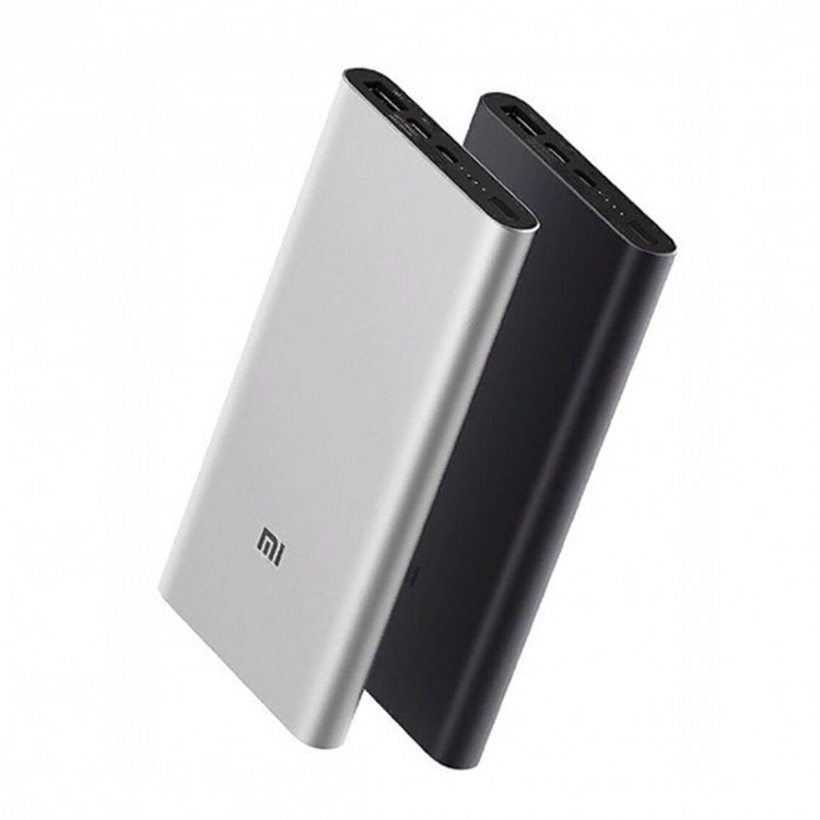 Внешний аккумулятор Xiaomi Mi Power Bank 3 10000 mAh Type-C (серебряный)