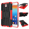 Чехол Hybrid Armor для Lenovo Vibe S1 (черный + красный)