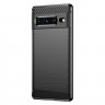Чехол-накладка Carbon Fibre для Google Pixel 7 Pro (черный)