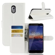 Чехол с визитницей для Nokia 3.1 (белый) Чехол с визитницей для Nokia 3.1 (белый)