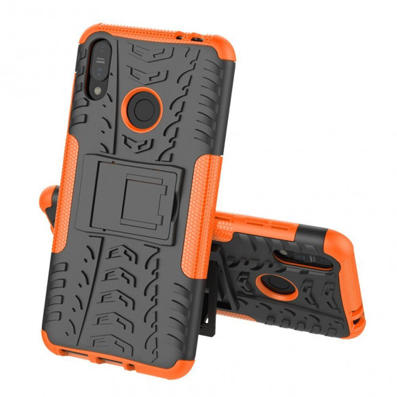 Чехол Hybrid Armor для ASUS Zenfone Max (M2) ZB633KL (черный + оранжевый) Чехол Hybrid Armor для ASUS Zenfone Max (M2) ZB633KL (черный + оранжевый)