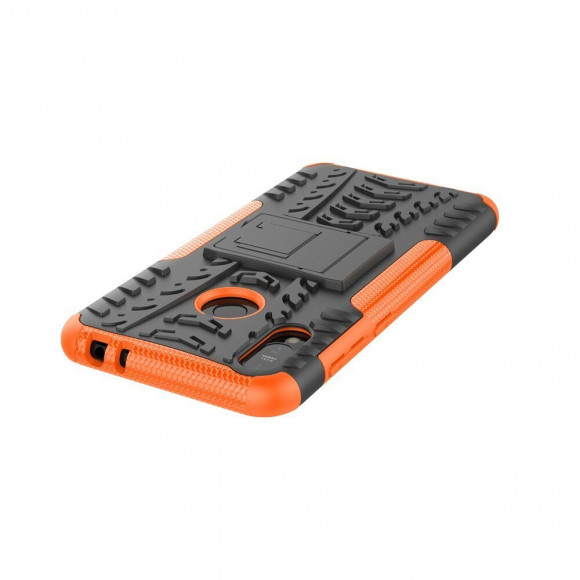 Чехол Hybrid Armor для ASUS Zenfone Max (M2) ZB633KL (черный + оранжевый) Чехол Hybrid Armor для ASUS Zenfone Max (M2) ZB633KL (черный + оранжевый)