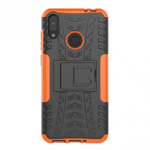 Чехол Hybrid Armor для ASUS Zenfone Max (M2) ZB633KL (черный + оранжевый) Чехол Hybrid Armor для ASUS Zenfone Max (M2) ZB633KL (черный + оранжевый)