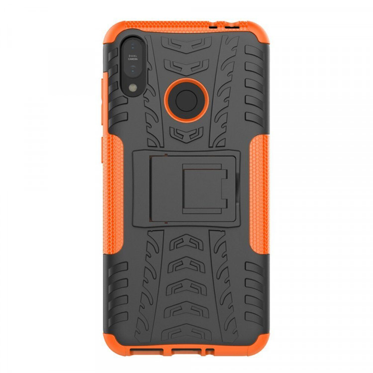Чехол Hybrid Armor для ASUS Zenfone Max (M2) ZB633KL (черный + оранжевый)