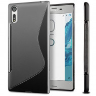 Нескользящий чехол для Sony Xperia XZ / XZs (черный) Нескользящий чехол для Sony Xperia XZ / XZs (черный)