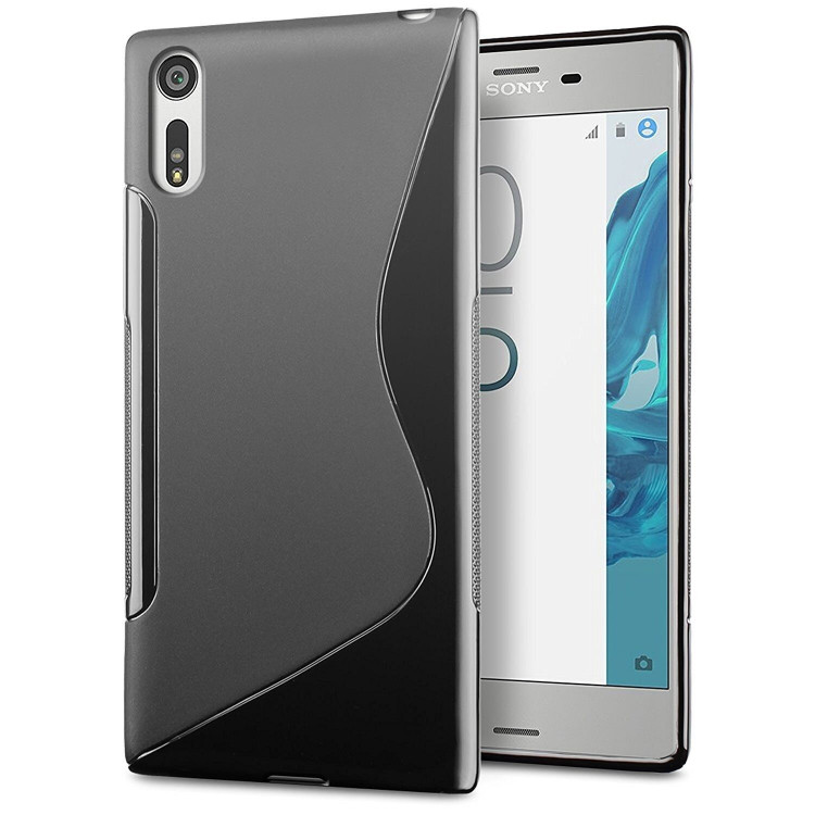 Нескользящий чехол для Sony Xperia XZ / XZs (черный)