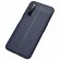 Чехол-накладка Litchi Grain для Realme X3 SuperZoom / Realme X50 5G (темно-синий)