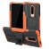 Чехол Hybrid Armor для OnePlus 7 Pro (черный + оранжевый)