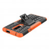 Чехол Hybrid Armor для OnePlus 7 Pro (черный + оранжевый)