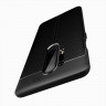 Чехол-накладка Litchi Grain для OnePlus 8 Pro (черный)