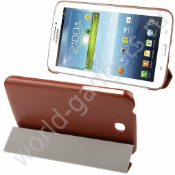 Чехол Smart-Cover для Samsung Galaxy Tab 3 / P3200 (коричневый)