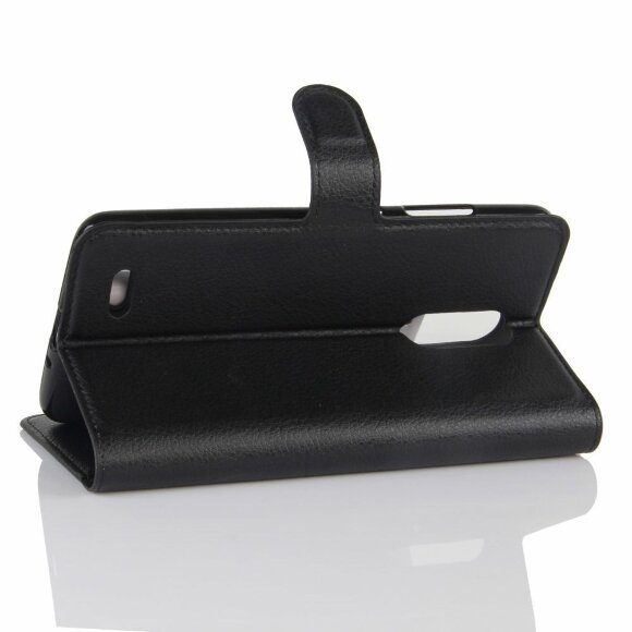 Чехол с визитницей для ZTE MAX XL  (черный)