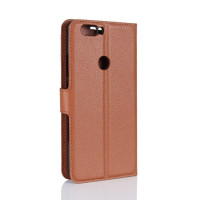 Чехол с визитницей для ZTE Nubia Z17 (коричневый)