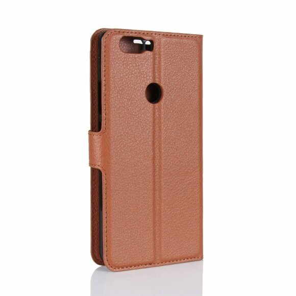 Чехол с визитницей для ZTE Nubia Z17 (коричневый) Чехол с визитницей для ZTE Nubia Z17 (коричневый)