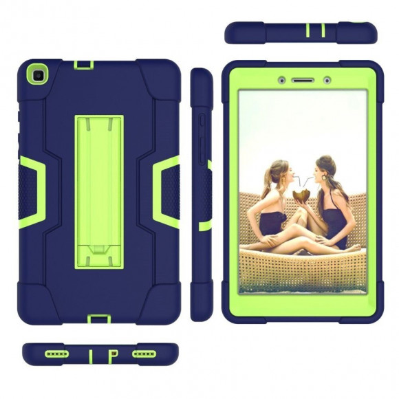 Гибридный TPU чехол для Samsung Galaxy Tab A 8.0 (2019) T290 / T295 (темно-синий + зеленый) Гибридный TPU чехол для Samsung Galaxy Tab A 8.0 (2019) T290 / T295 (темно-синий + зеленый)