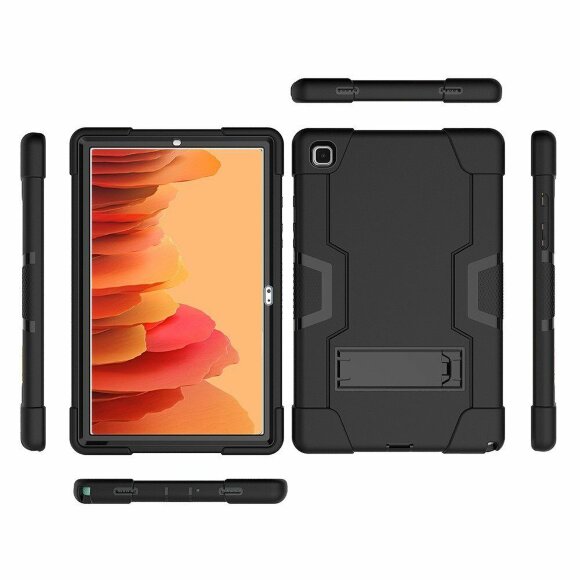 Гибридный TPU чехол для Samsung Galaxy Tab A7 (2020), Galaxy Tab A7 (2022) SM-T500, SM-T505, SM-T509 - 10,4 дюйма (черный) Гибридный TPU чехол для Samsung Galaxy Tab A7 (2020), Galaxy Tab A7 (2022) SM-T500, SM-T505, SM-T509 - 10,4 дюйма (черный)