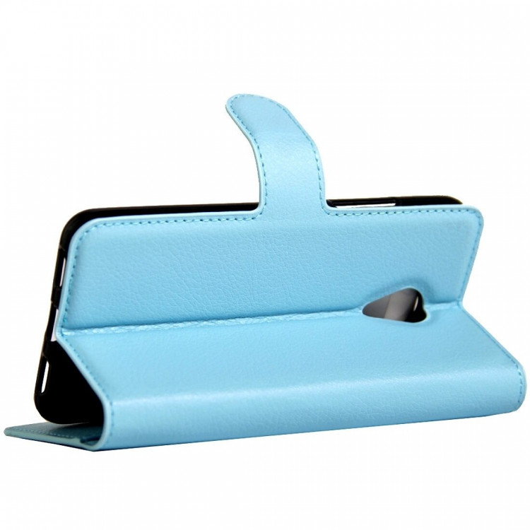 Чехол с визитницей для Meizu M3 / M3s (голубой)