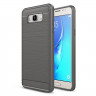 Чехол-накладка Carbon Fibre для Samsung Galaxy J7 (2016) SM-J710F (серый)