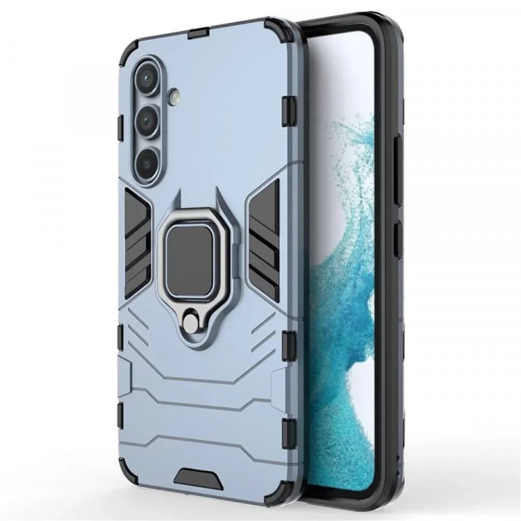 Чехол Armor Ring Holder для Samsung Galaxy A54 (темно-синий)