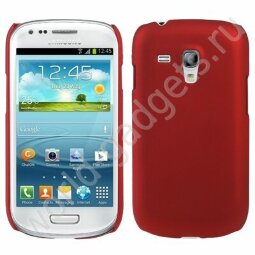 Пластиковый чехол для Samsung Galaxy S3 mini / i8190 (красный)