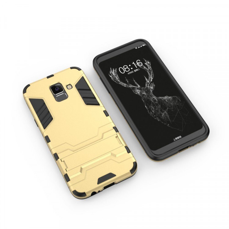 Чехол Duty Armor для Samsung Galaxy A6+ (Plus) (золотой)