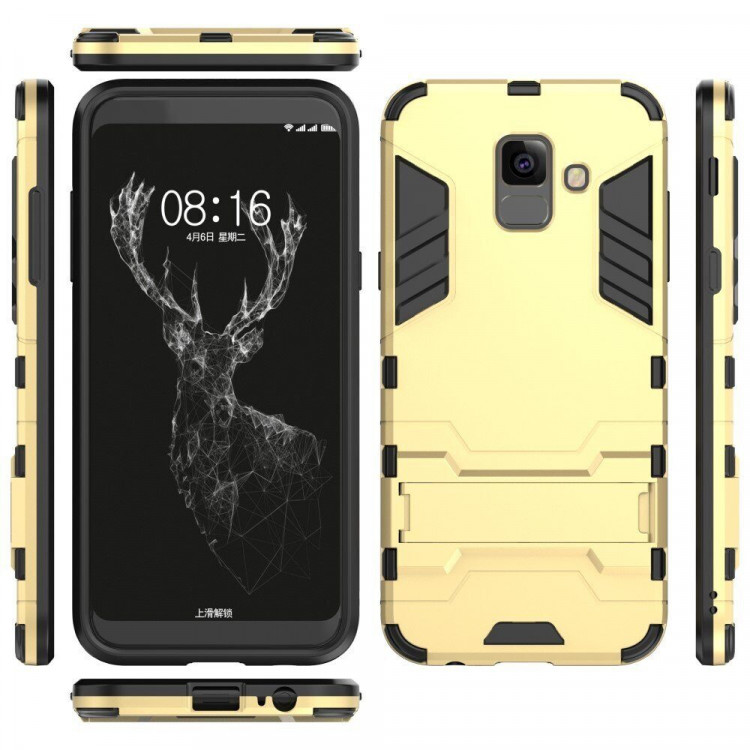 Чехол Duty Armor для Samsung Galaxy A6+ (Plus) (золотой)