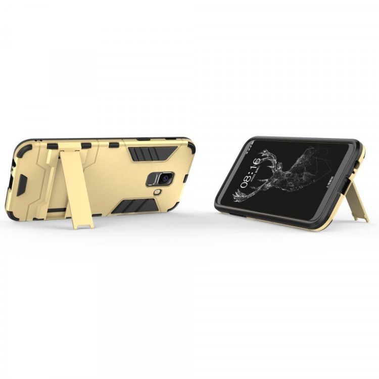 Чехол Duty Armor для Samsung Galaxy A6+ (Plus) (золотой)