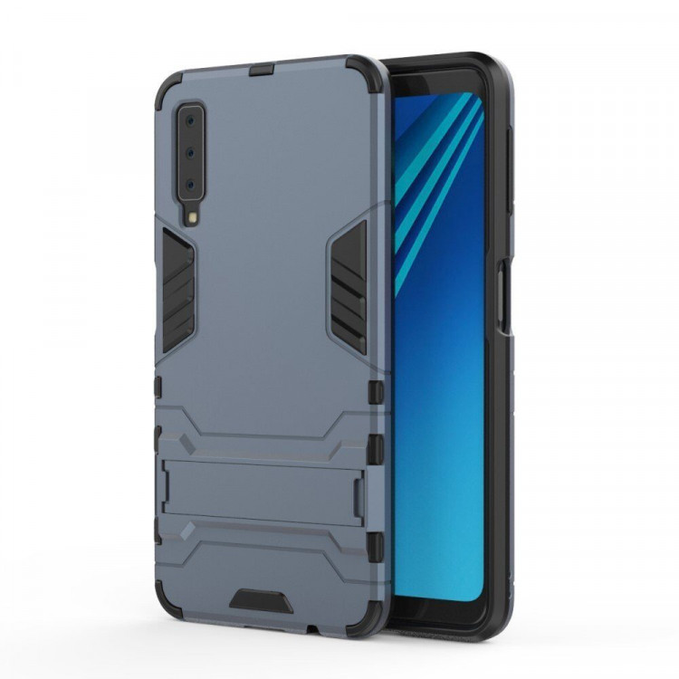 Чехол Duty Armor для Samsung Galaxy A7 (2018) (темно-синий)