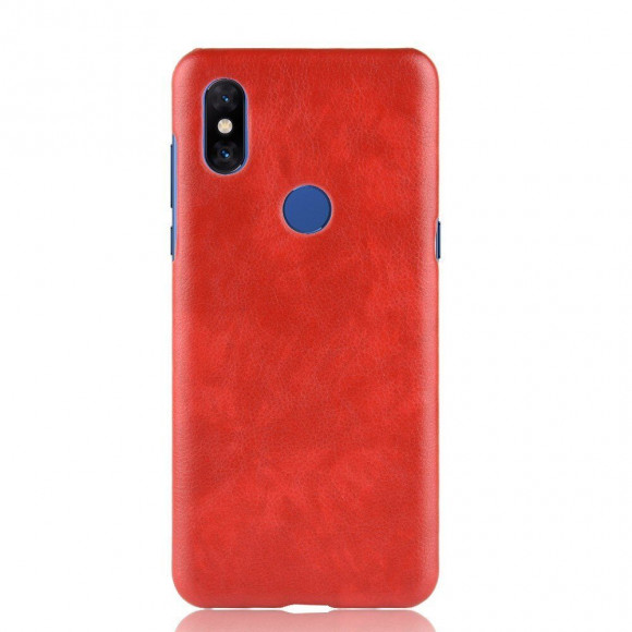 Чехол Litchi Texture для Xiaomi Mi Mix 3 (красный)