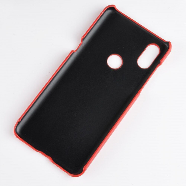 Чехол Litchi Texture для Xiaomi Mi Mix 3 (красный)