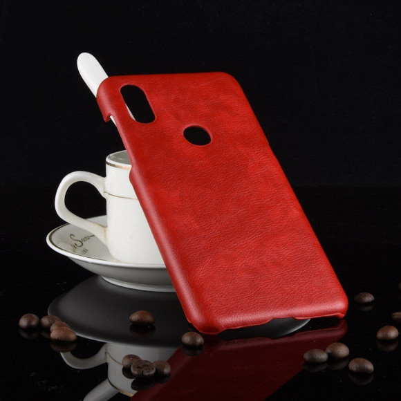 Чехол Litchi Texture для Xiaomi Mi Mix 3 (красный)