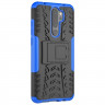 Чехол Hybrid Armor для Xiaomi Redmi Note 8 Pro (черный + голубой)