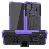 Чехол Hybrid Armor для Xiaomi Redmi 9C (черный + фиолетовый) Чехол Hybrid Armor для Xiaomi Redmi 9C (черный + фиолетовый)