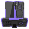 Чехол Hybrid Armor для Xiaomi Redmi 9C (черный + фиолетовый)