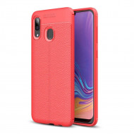 Чехол-накладка Litchi Grain для Samsung Galaxy A30 / Galaxy A20 (красный) Чехол-накладка Litchi Grain для Samsung Galaxy A30 / Galaxy A20 (красный)
