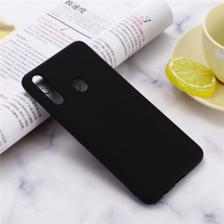 Силиконовый чехол Mobile Shell для Samsung Galaxy A10s (черный)