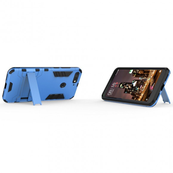 Чехол Duty Armor для Huawei Y6 Prime (2018) / Honor 7A / Honor 7C (AUM-L41) / Honor 7A Pro (AUM-L29) (голубой)
