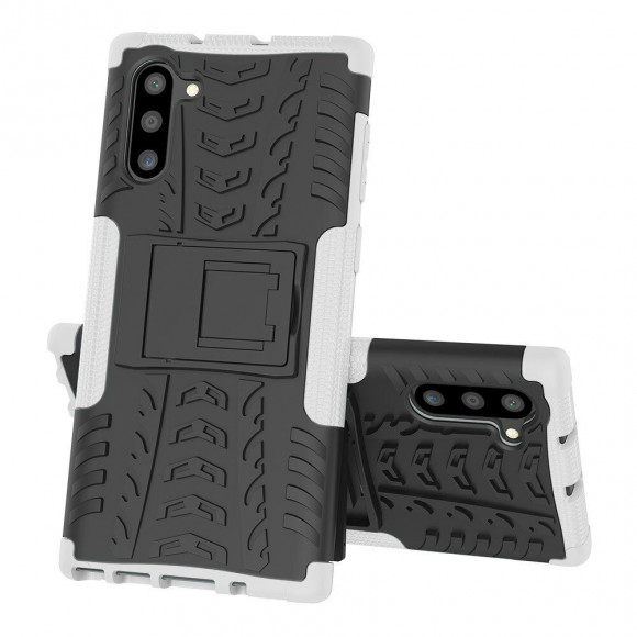 Чехол Hybrid Armor для Samsung Galaxy Note 10 (черный + белый)