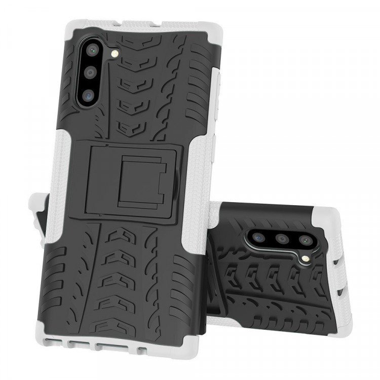 Чехол Hybrid Armor для Samsung Galaxy Note 10 (черный + белый)
