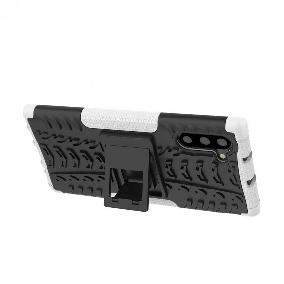 Чехол Hybrid Armor для Samsung Galaxy Note 10 (черный + белый)