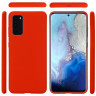 Силиконовый чехол Mobile Shell для Samsung Galaxy S20+ (Plus) (красный)