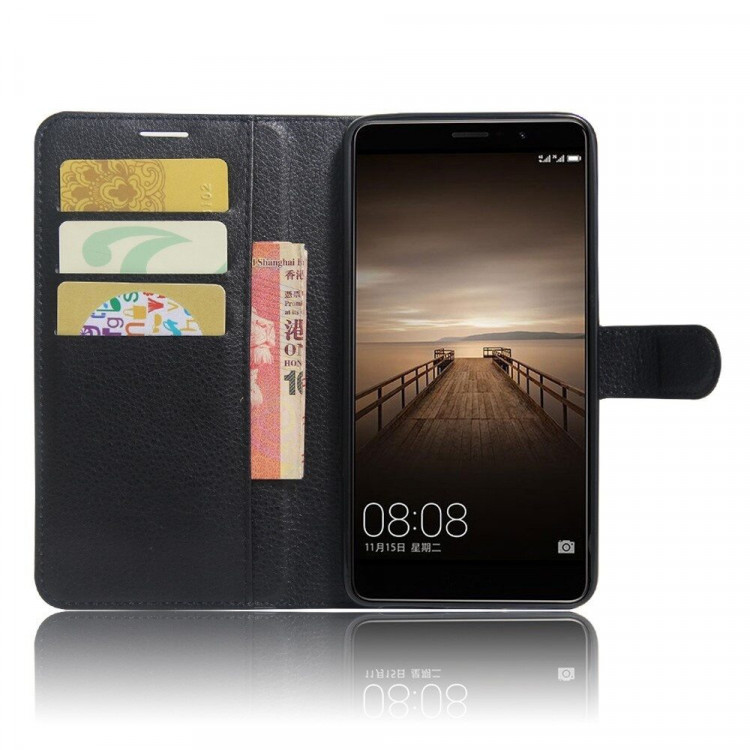 Чехол с визитницей для Huawei Mate 9 (черный)