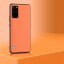 Чехол из искусственной кожи для Samsung Galaxy S20 Plus (оранжевый)