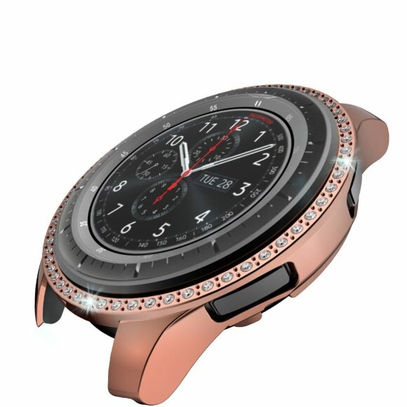 Декоративный бампер для Samsung Galaxy Watch 46мм (розовый) Декоративный бампер для Samsung Galaxy Watch 46мм (розовый)