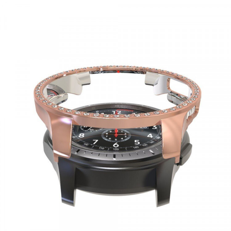 Декоративный бампер для Samsung Galaxy Watch 46мм (розовый)